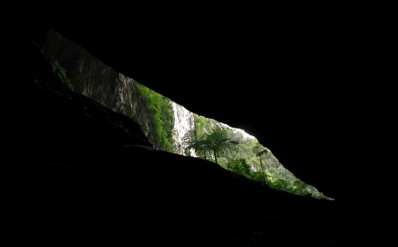inside Deer Cave